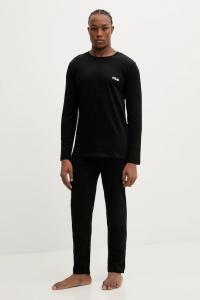 Хлопковая пижама Fila, черный