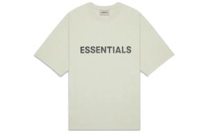 Футболка мужская серо-зеленая Fear Of God Essentials