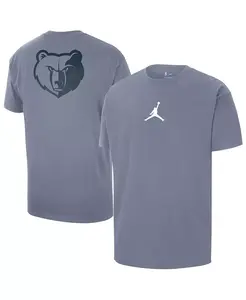 Мужская футболка Memphis Grizzlies Statement Edition Jumpman Flight Heavyweight синего цвета Jordan