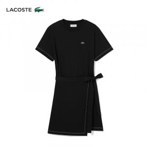 Платье Lacoste с короткими рукавами, черный