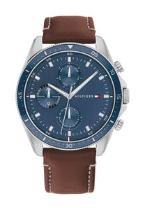 Мужские многофункциональные часы Паркер 1791837 TOMMY HILFIGER, цвет Blau Braun