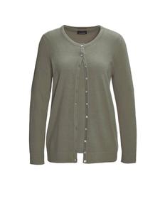 Вязаный кардиган Goldner, оливковый