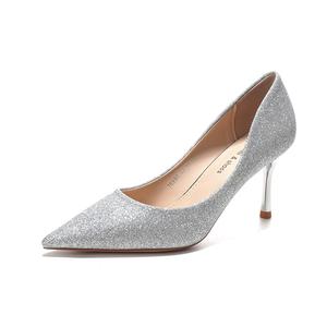 Женские туфли на высоком каблуке WEISHIBANGWEI, Silver