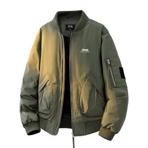 Пуховик Unisex Hooded Thickened Jeep, army зеленый