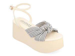 Сандалии Lailee на танкетке Journee Collection, темно-синий