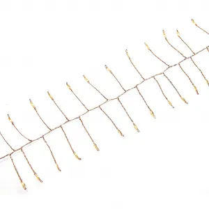 Светодиодная гирлянда Рождественский декор с 200 янтарными диодами Konstsmide, Kupferfarben