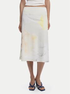 Миди-юбка regular fit Bruma 25WWFK08 Desigual, экрю