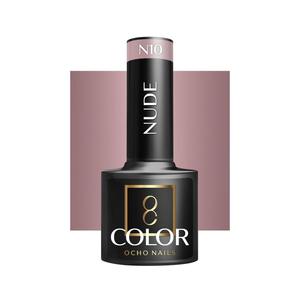 OCHO NAILS Гибридный лак для ногтей телесного цвета N10 -5 г Active Shop