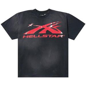 Футболка Hellstar Gel Sport Logo T-Shirt, черный