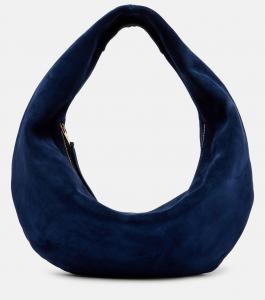 Замшевая сумка через плечо Olivia Medium Khaite, Midnight Navy
