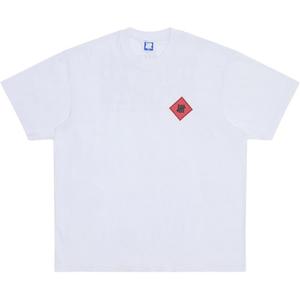 UNDEFEATED Футболка Women's White с круглым вырезом, умеренно прямого кроя