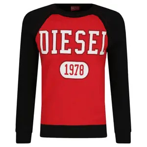 Толстовка обычного кроя Diesel, красный