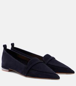 Лоферы Dora из замши Malone Souliers, Midnight/Midnight
