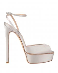 Сандалии Casadei, светло-серый