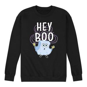 Мужской свитшот Hey Boo с изображением Губки Боба Квадратные Штаны Licensed Character