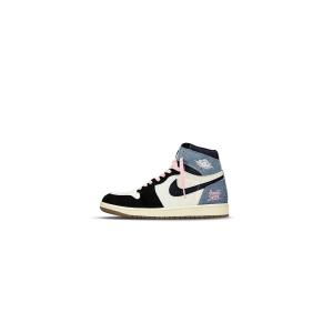 Баскетбольные кроссовки Air 1 Vintage Unisex High-Top Black/White/Blue Jordan