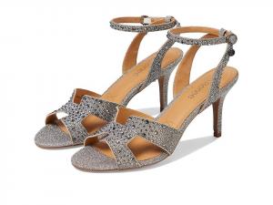 Женские босоножки J. Renee Sarlon на шпильке со стразами, серебристого цвета, JOBB2097