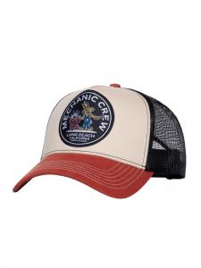 King Kerosin Кепка 'Mechanic Crew' в бежевом цвете