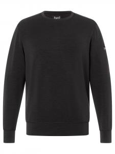 Толстовка из мериносовой шерсти M SOLUTION CREW черного цвета super.natural