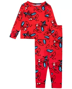 Пижамный комплект из двух предметов с изображением Человека-паука для малышей AME