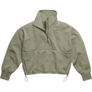 Квинси полузип худи Canada Goose, зеленый