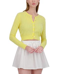 Кардиган в клетку Point, желтый