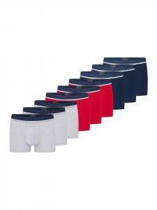 Schiesser Ретро шорты/брюки из органического хлопка 95/5 красного/синего/серого цвета