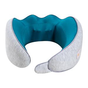 Массажер для шеи с вибрацией, разминанием и термотерапией AUX, синий