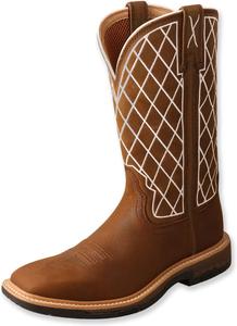 Женские ботинки TWISTED X с легким стальным носком в западном стиле, коричневый