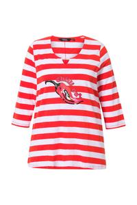 Рубашка Ulla Popken, светло-красный