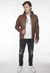 Кожаная куртка МУСТАНГ "31020187" Mustang, цвет Brandy