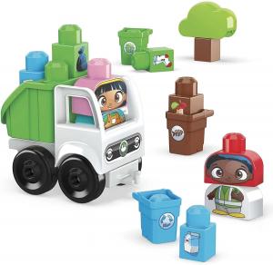 Мега Блоки - Комплект Мусоровоз - Эко Блоки - Hdl06 Mega Bloks