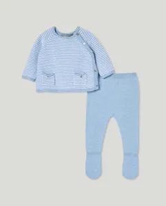 Детский вязаный комплект Coconut El Corte Inglés, синий