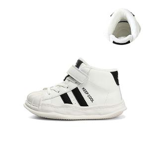 Детские кроссовки для скейтбординга Kids Low-top Белые/черные Jeep, слоновая кость/черный