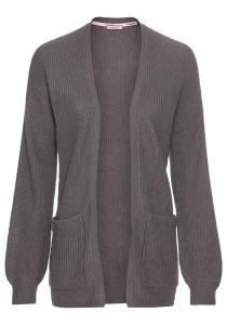 Вязаный кардиган KangaROOS, mottled grey