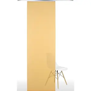 Раздвижная штора Liedeco, (1 шт.), ВxШ: 245x60, без тележки для панелей, желтый