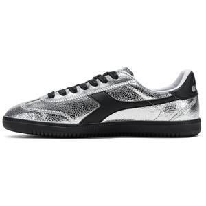 Diadora Низкие амортизирующие кроссовки для скейтбординга унисекс серебристо-черного цвета