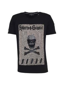 Футболка Glam Skull, черная, унисекс Roberto Geissini