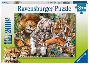 Ravensburger, пазл, Дикие кошки, XXL, 200 шт.