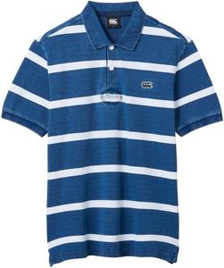 Мужская футболка-поло Canterbury S/S INDIGO RUGGER POLO с коротким рукавом, цвет индиго