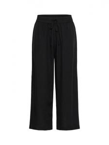 Широкие укороченные брюки Milia KAFFE, Black Deep