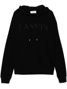 Вышитый худи Lanvin, черный