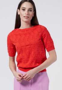 Футболка базовая EVERYBODY GET DOWN 4funkyflavours, цвет orange red