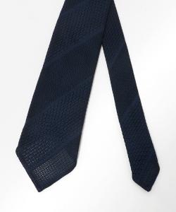 Галстук KUSKA в широкую полоску United Arrows, цвет Navy