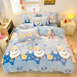 Disney Комплект постельного белья, 4 предмета, 150x200 см, для матраса 200x230 см