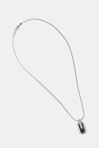 Ожерелье RACER TAG Guess, серебряный