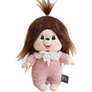 Мягкая и милая плюшевая кукла Milk Bubbles высотой 25 см Fluffy bear, розовый