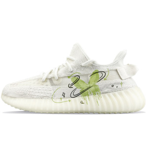 Кроссовки adidas originals Yeezy Boost 350 Lifestyle Shoes Unisex Low-top Green, белый