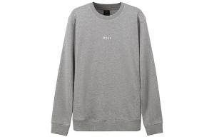 Свитер мужской светло-серый HUGO BOSS