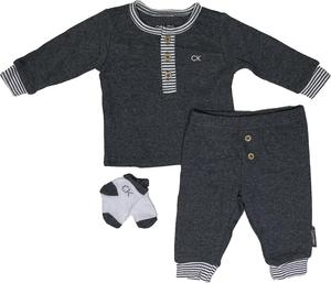 Комплект из 4 штанов и носков Calvin Klein для мальчиков, Heather / White